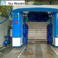 Rollover automatic car wash machine price with 5 brushes